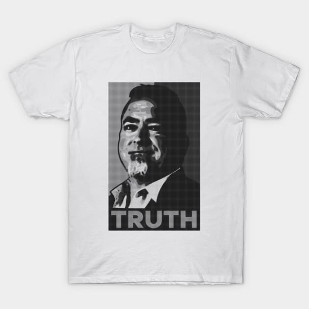 TRUTH Black & White Printing Press T-Shirt by 33oz Creative